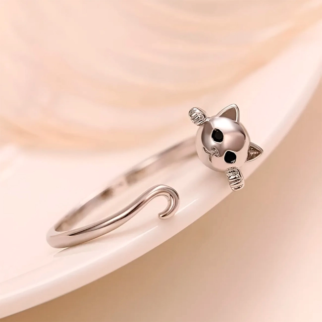 свободное кольцо с котом