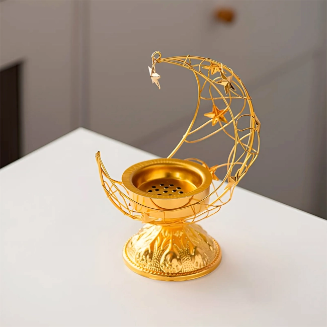 подсвечник в виде луны