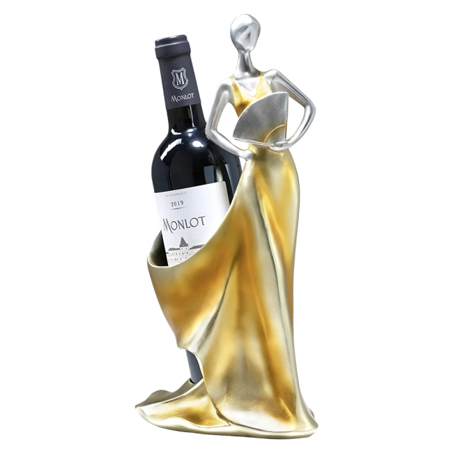 Подставка для бутылки девушка
