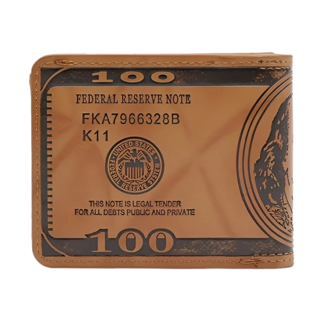 Кошелек в виде купюры