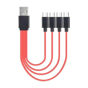 Кабель зарядки на 4 переходника Кабель зарядки на 4 переходника