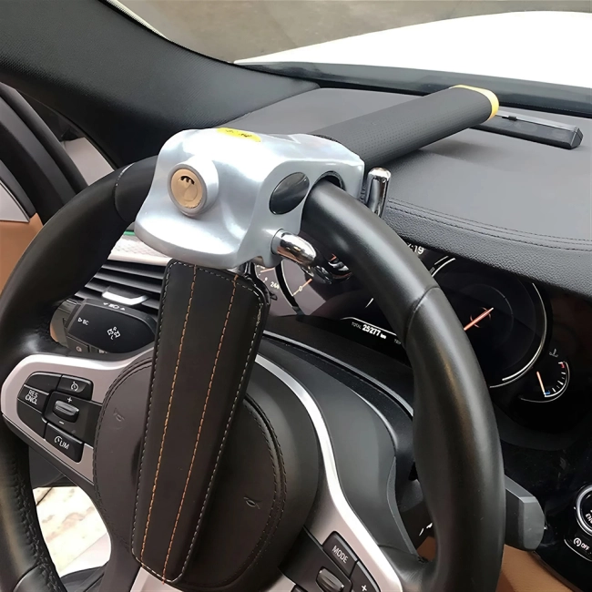 Блокиратор на руль автомобиля