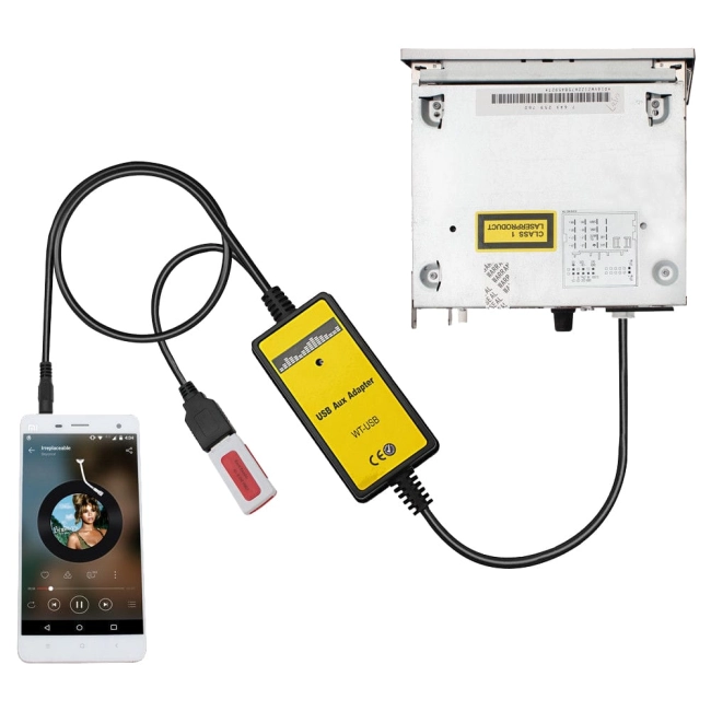 USB AUX адаптер для магнитолы