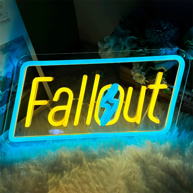 неонова вивіска Fallout