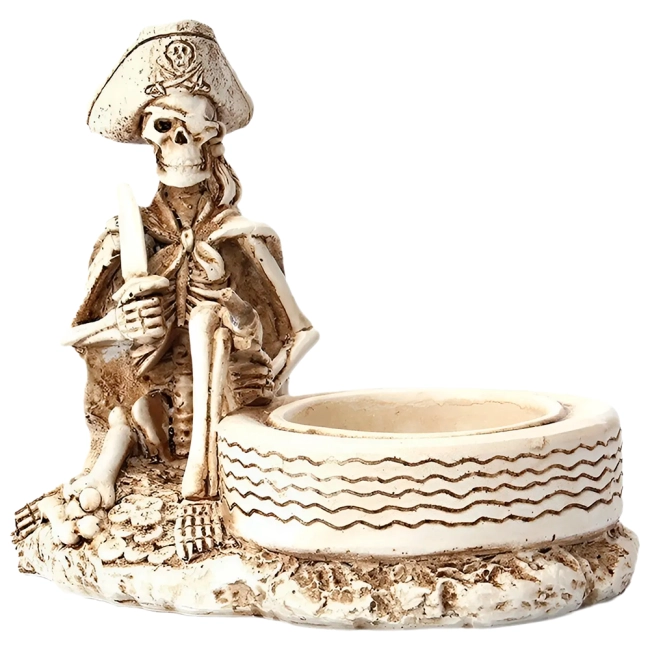 попільничка скелет пірата