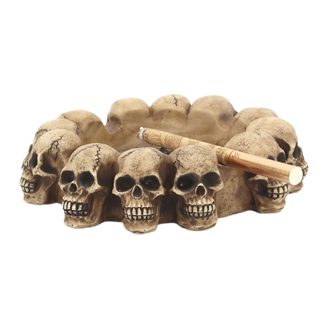 Попільничка у формі черепів