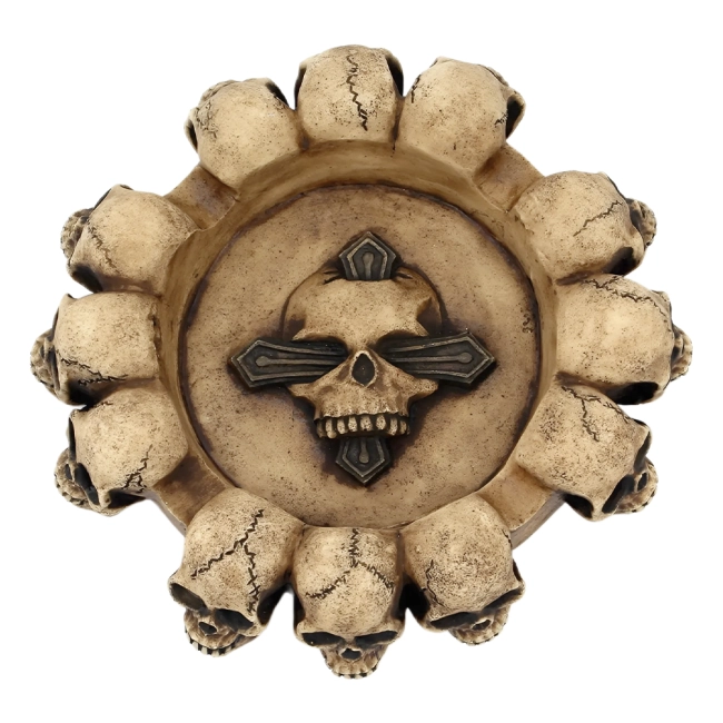 Попільничка з черепами на стіл