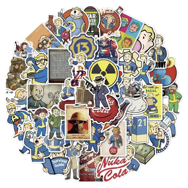 Набір наклейок Фоллаут