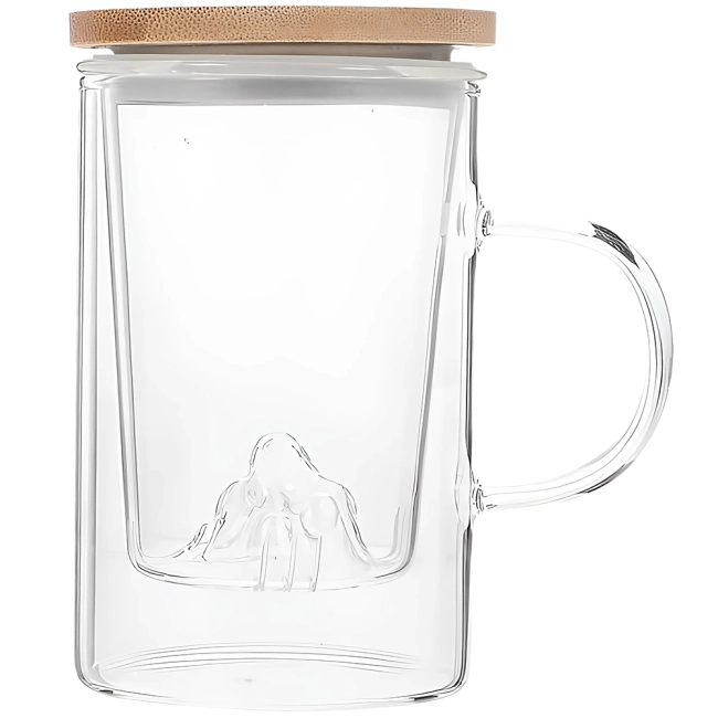 прозрачная чашка для чая