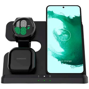 беспроводная зарядная док-станция 3 в 1