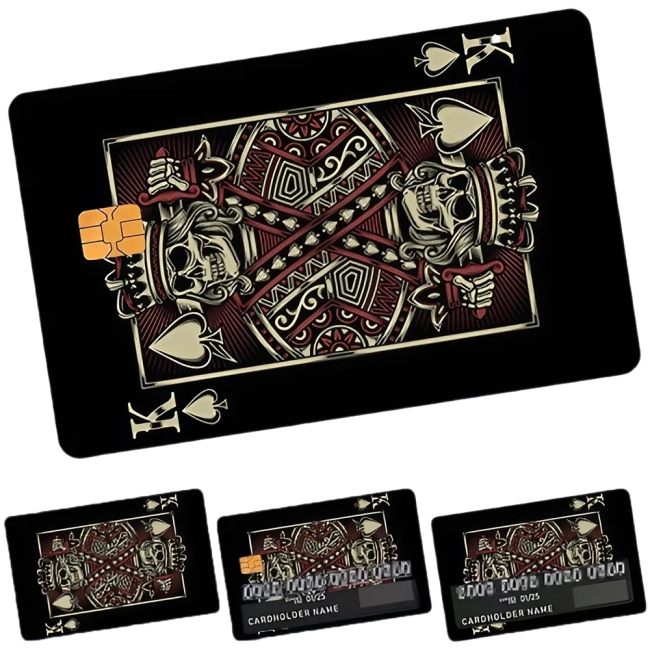 наклейка на карту игральная карта