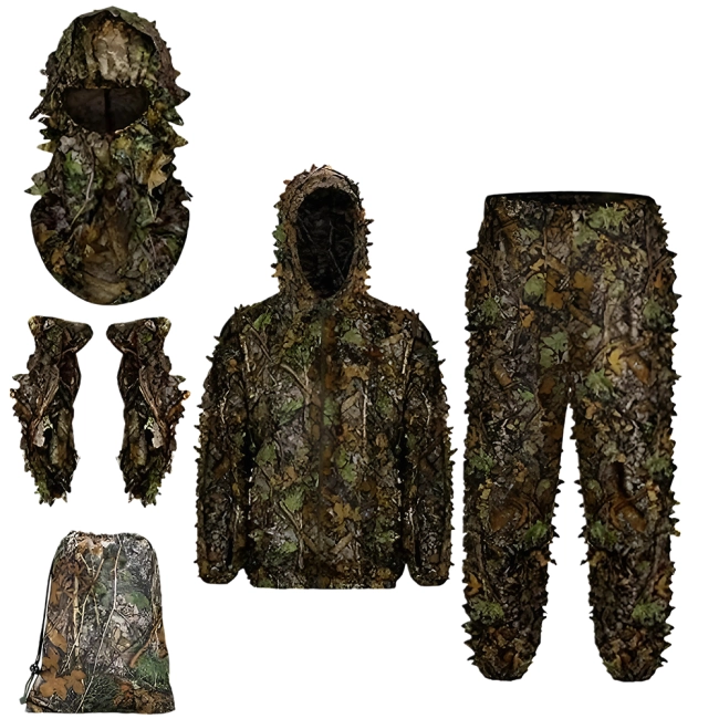 бионический костюм с листьями