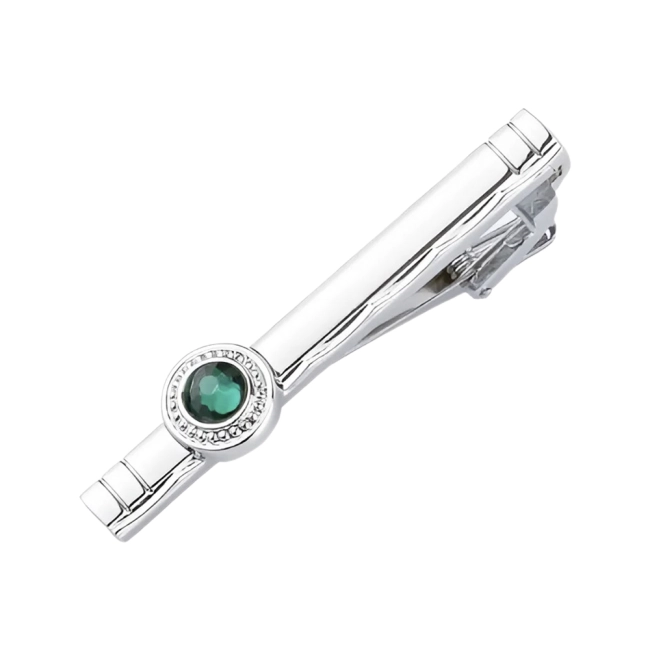 Комплект запонки и зажим