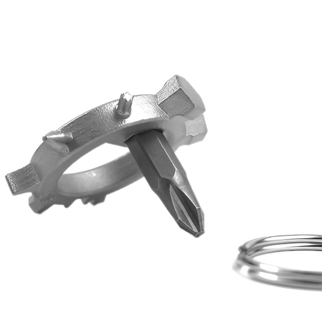 брелок мультитул на ключі