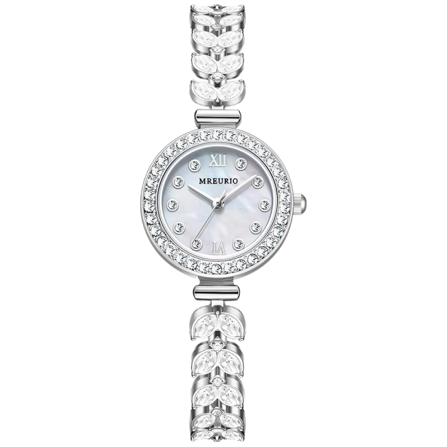 жіночий наручний годинник із камінчиками