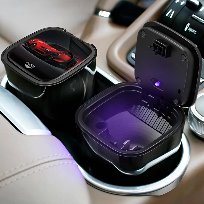 попільничка з підсвічуванням для машини