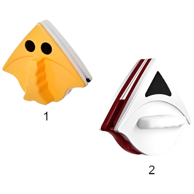 двойная щетка для окон на магните