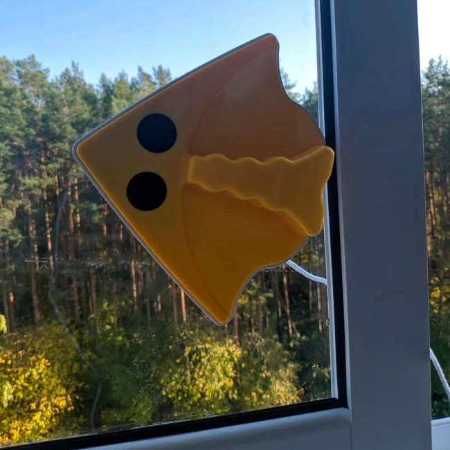 магнитная щетка для мытья окон снаружи