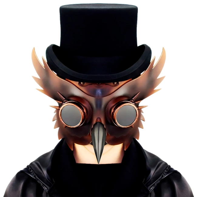 маска в форме совы