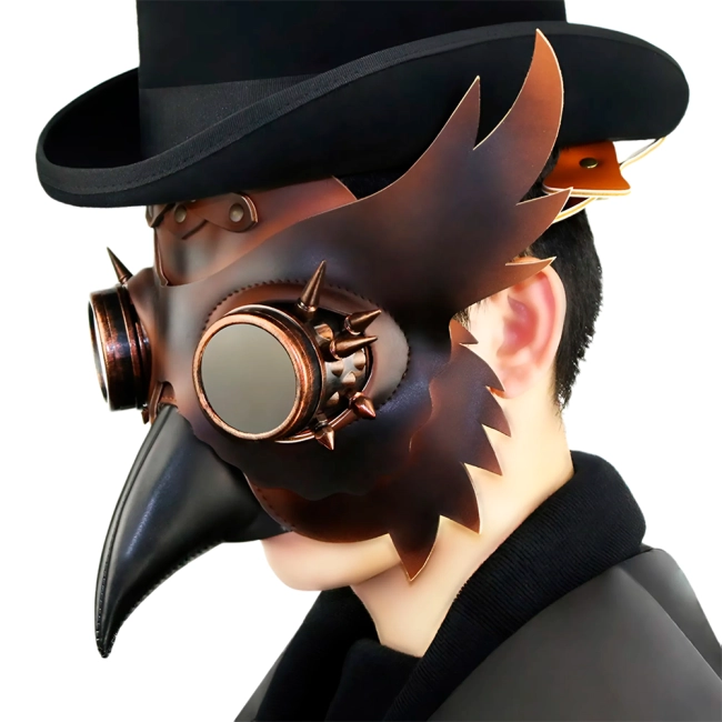 киберпанк маска с клювом