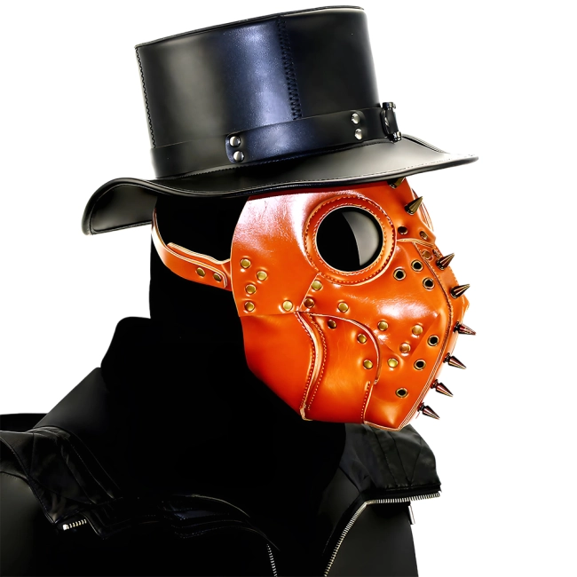 маска на лицо с заклепками