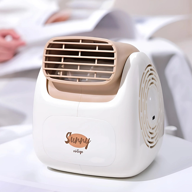 настольный безлопастный вентилятор