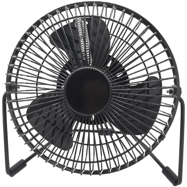 настільний вентилятор з годинником