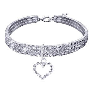 Нашийник зі стразами для кішки Нашийник зі стразами для кішки