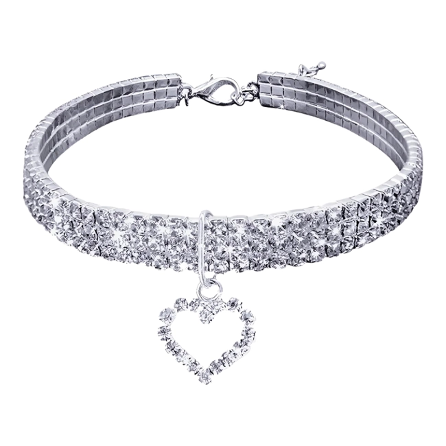 Нашийник зі стразами для кішки