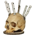 Подставка для ножей в виде черепа