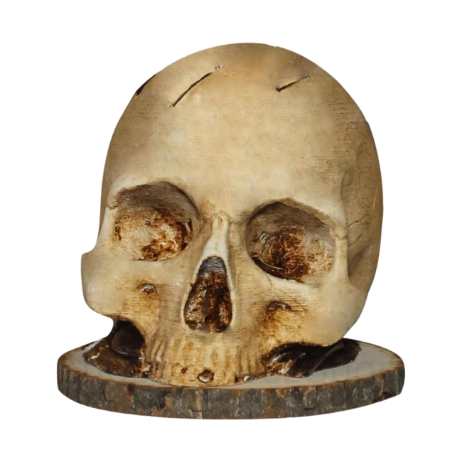 Подставка для ножей череп