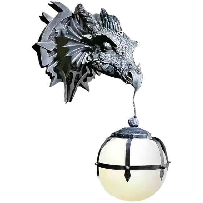 настенный светильник дракон