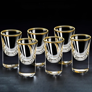 Набір із 6 стопок з окантовкою набір із 6 стопок