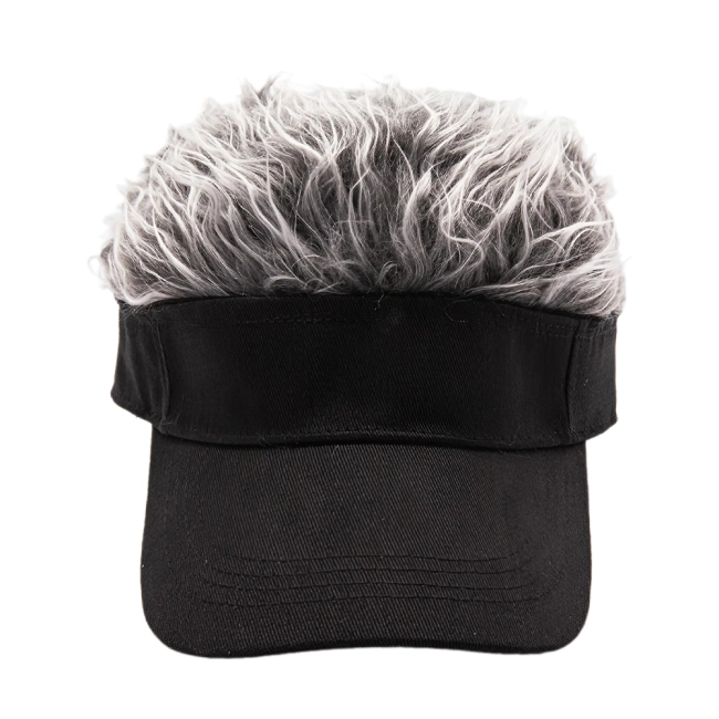 Чоловіча кепка з волоссям