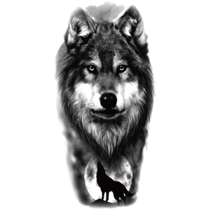 Тимчасове татуювання з вовком тимчасове татуювання з вовком