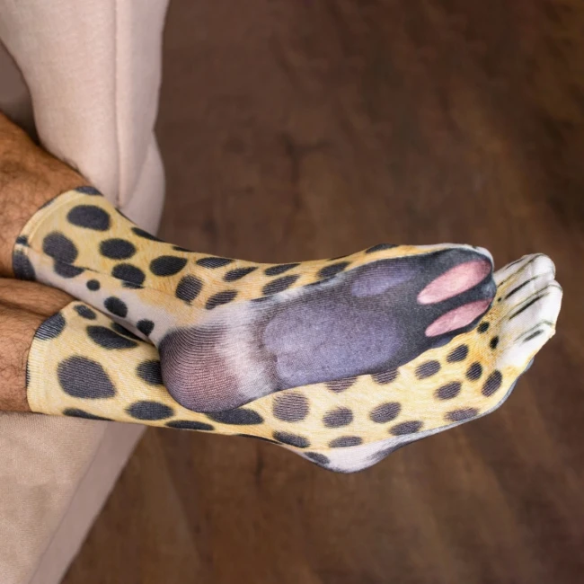 Леопардові шкарпетки