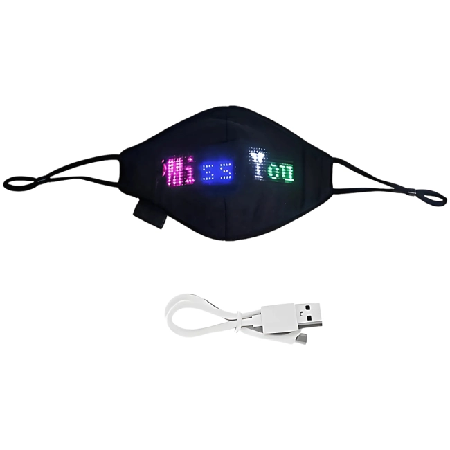 маска с led дисплеем