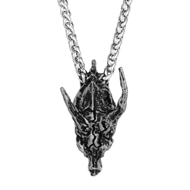 Кулон голова дракона