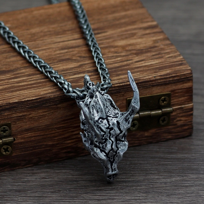 Подвеска череп дракона