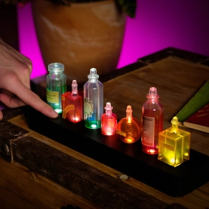 светильник с зельями светильник для декора на полку ночник с волшебными зельями