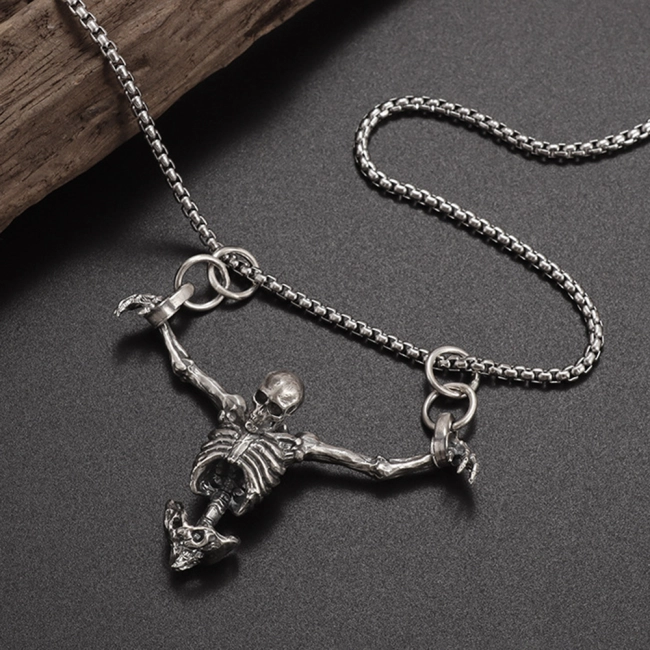 Подвеска на шею скелет