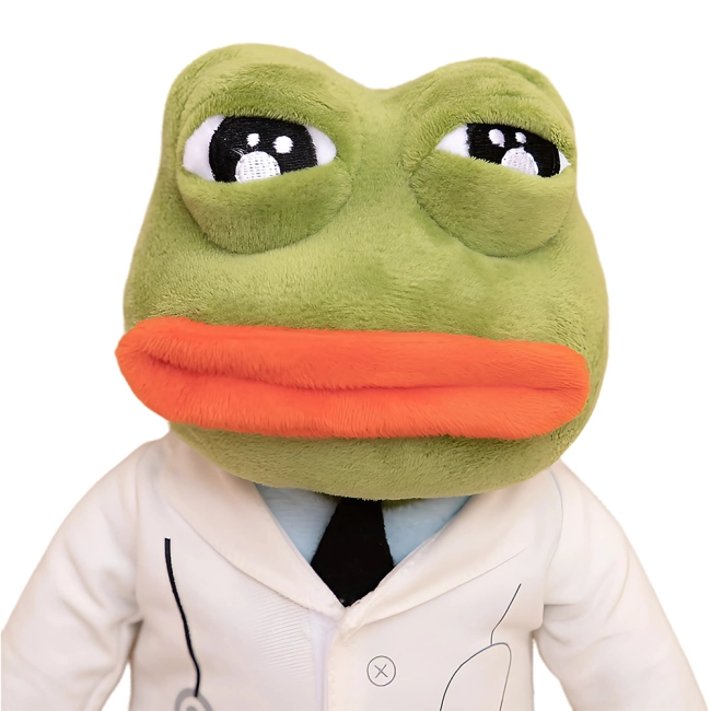 плюшевая игрушка в виде лягушки