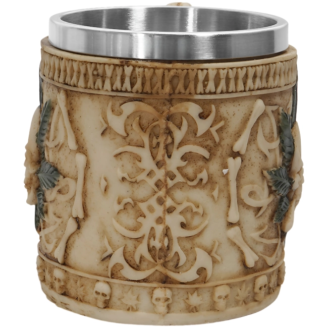 кухоль для пива з черепами