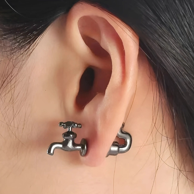 сережки з краном