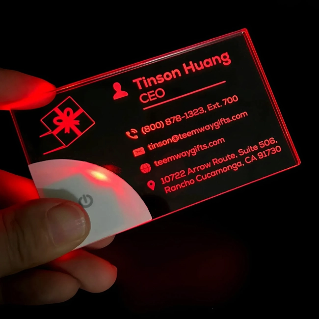 Візитівка, що світиться