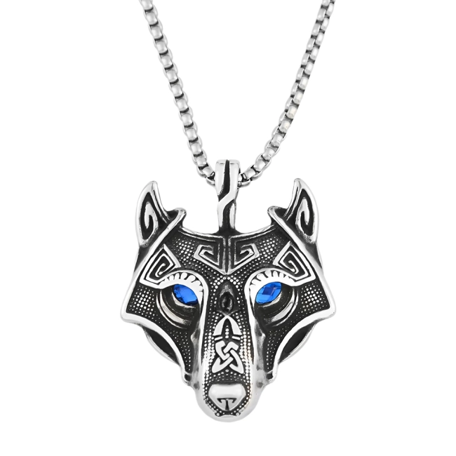 Подвеска голова волка