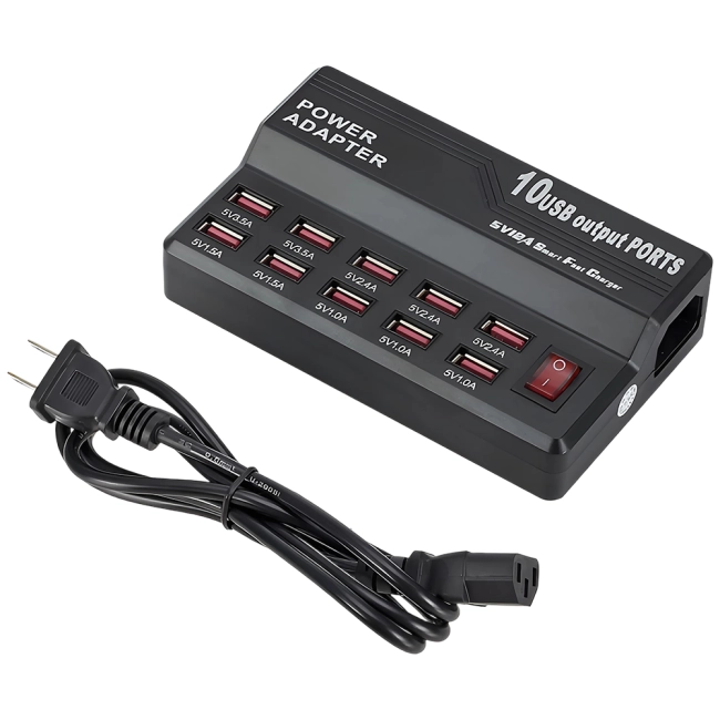 зарядна станція usb 10 портів