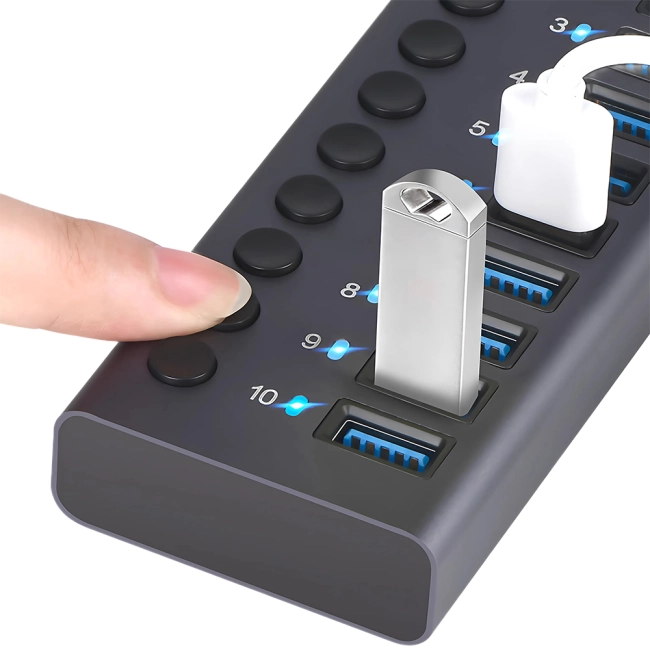багатопортовий usb-концентратор для пк