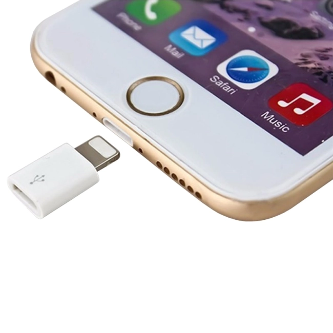 переходник с micro usb на iphone 5