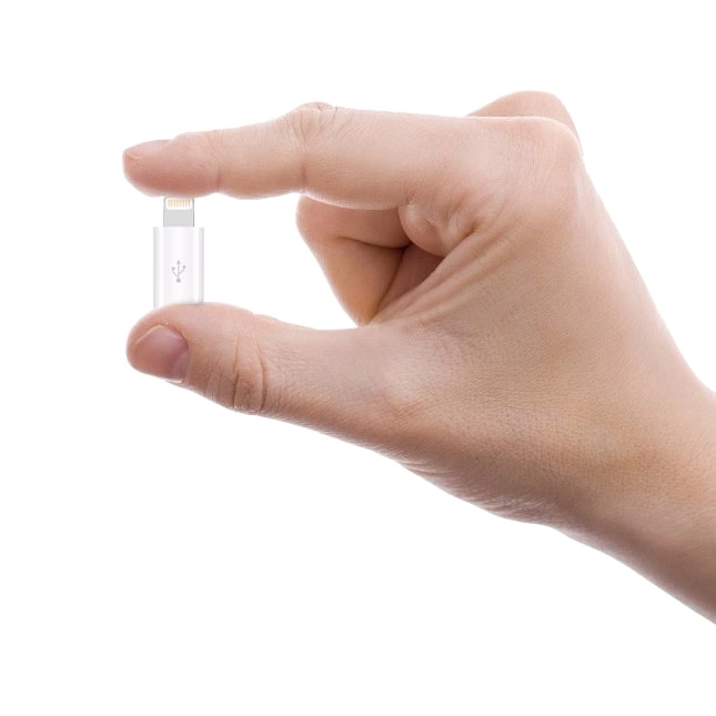 Переходник адаптер Micro USB - Lightning